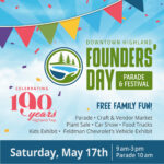 Downtown Highland's Founders' Day parade and festival.