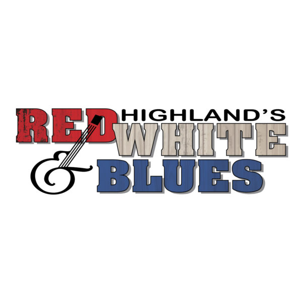 Red White and Blues Festival logo