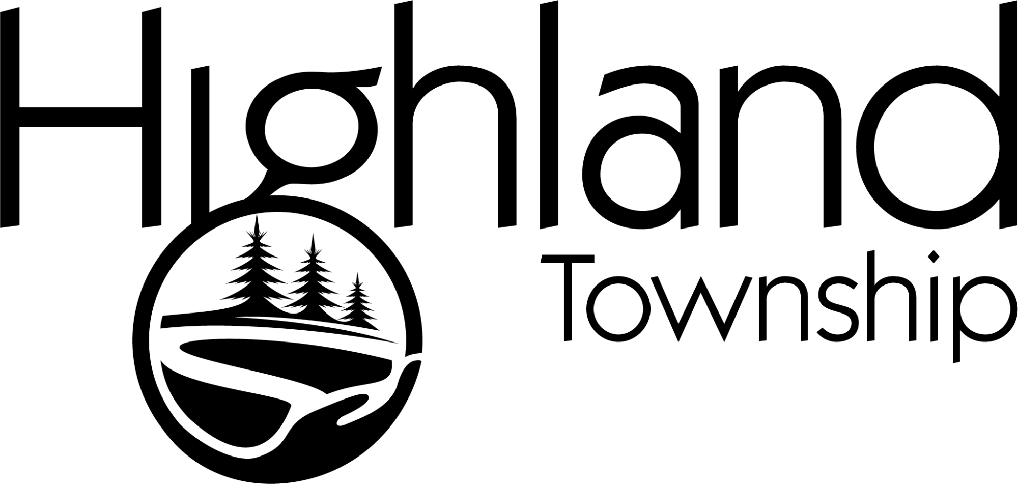 highlandtwp wtagline black Man standing, smiling in casual outfit, with a backpack.