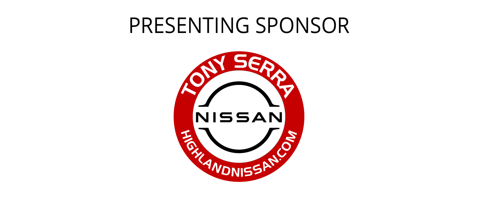 Tony Serra Nissan presenting sponsor logo