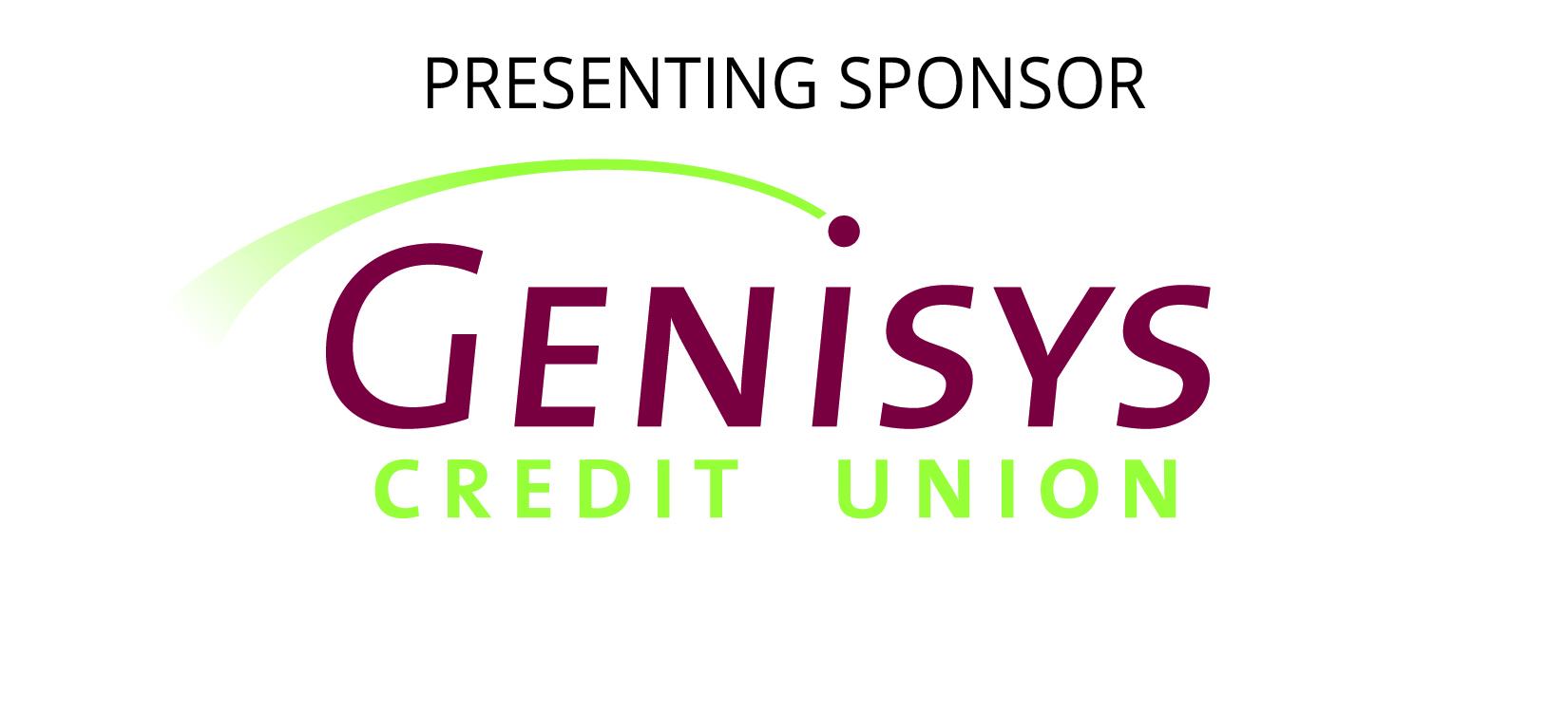 Genisys Credit Union presenting sponsor logo
