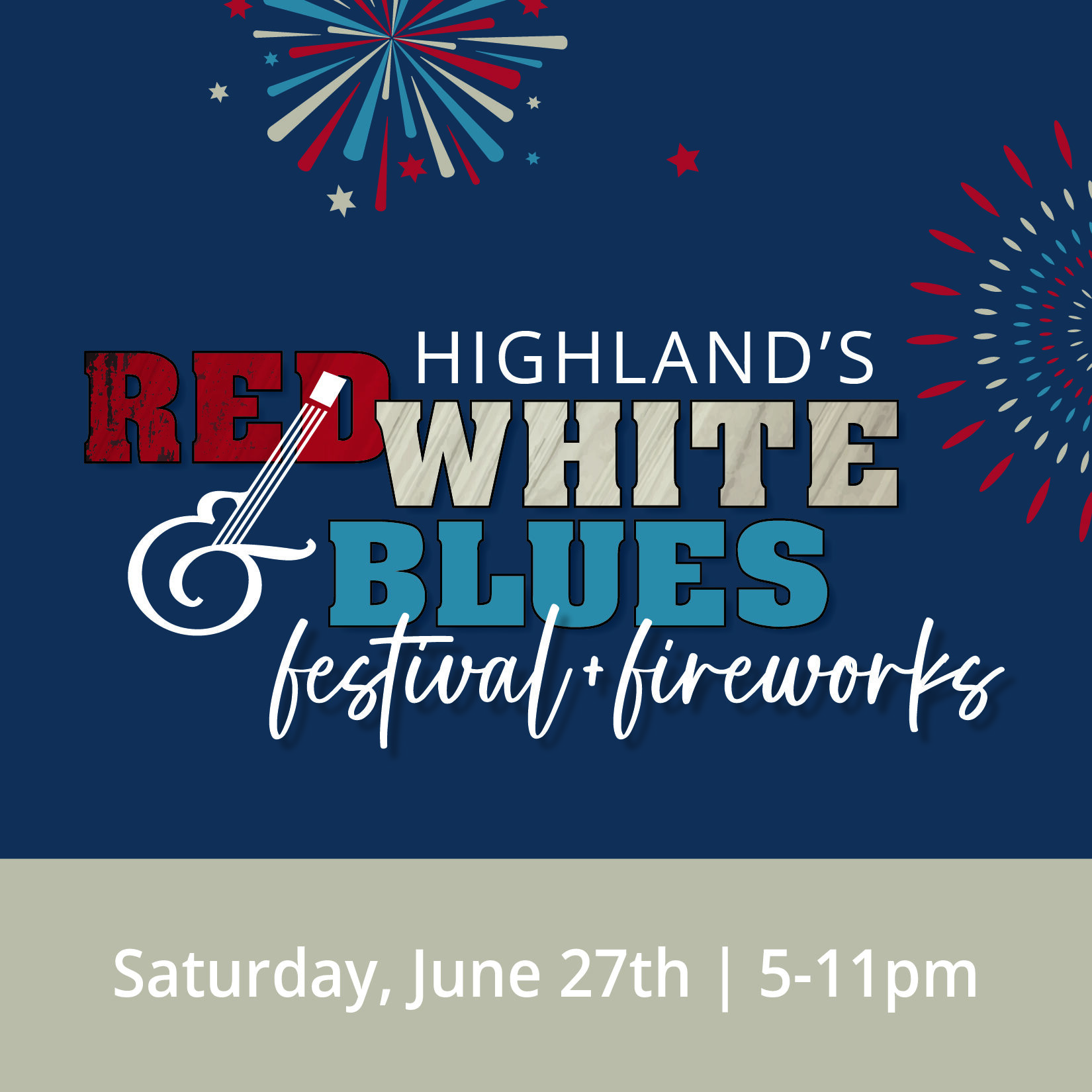 Red White Blues Festival Announcement